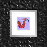 U IS FOR UMBRELLA - Limited Edition Print