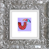 U IS FOR UMBRELLA - Limited Edition Print