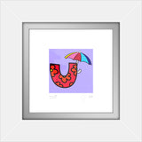 U IS FOR UMBRELLA - Limited Edition Print