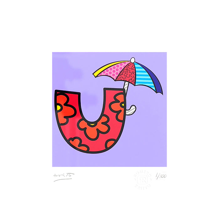 U IS FOR UMBRELLA - Limited Edition Print