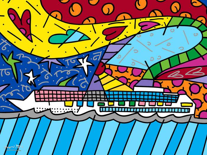 CRUISE AT SEA - Limited Edition Print