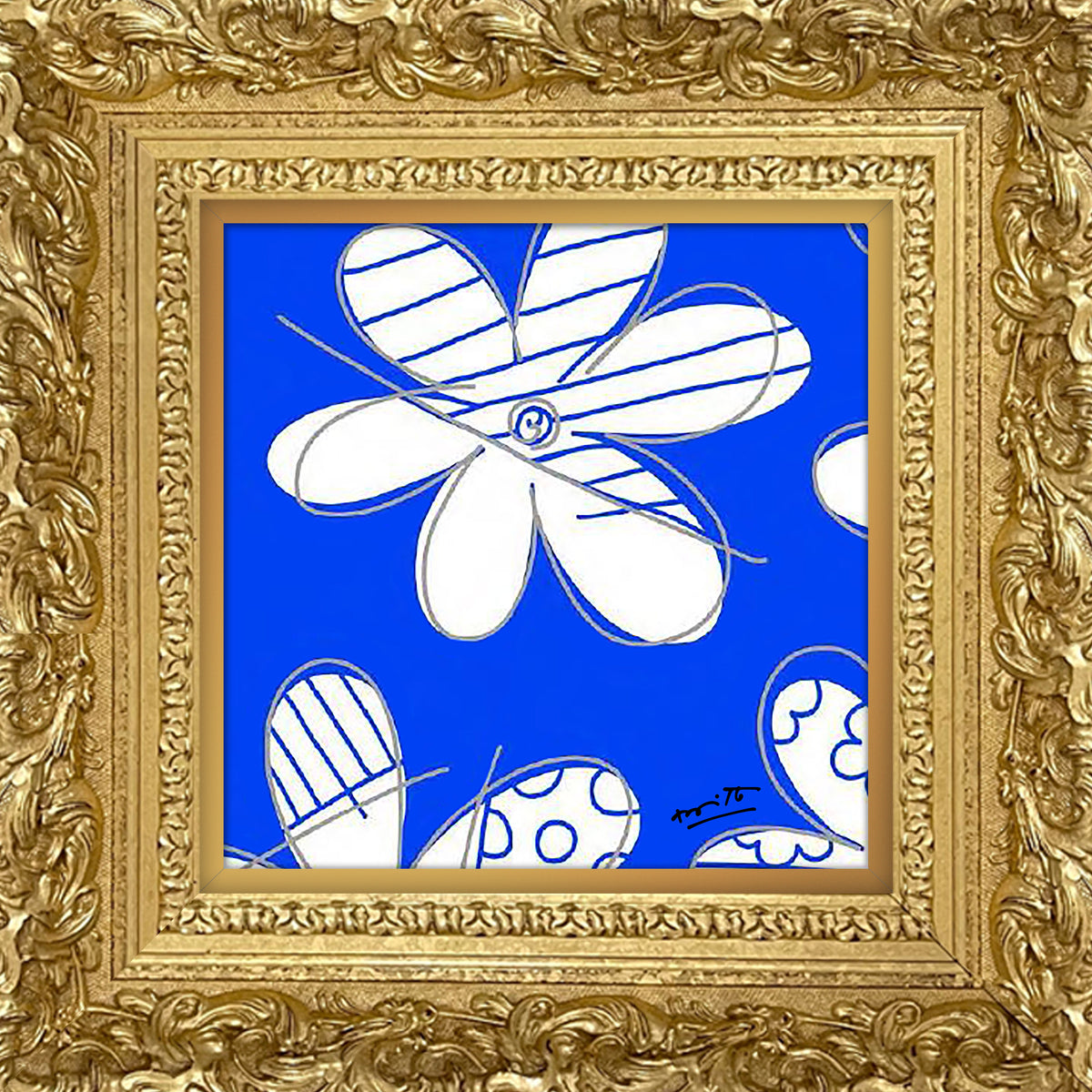 modern pop art winter limited edition print  vibrant home decor