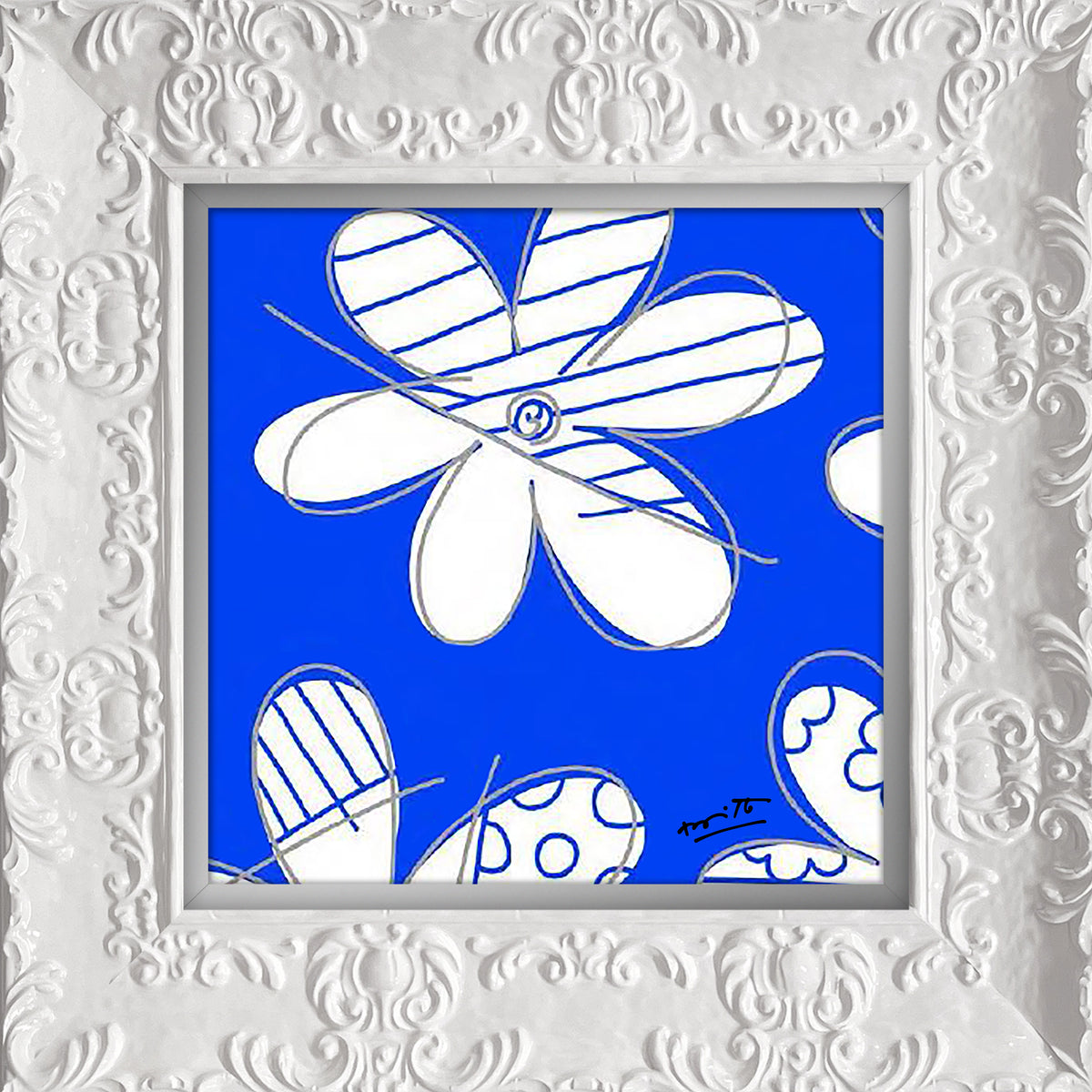 modern pop art winter limited edition print  vibrant home decor