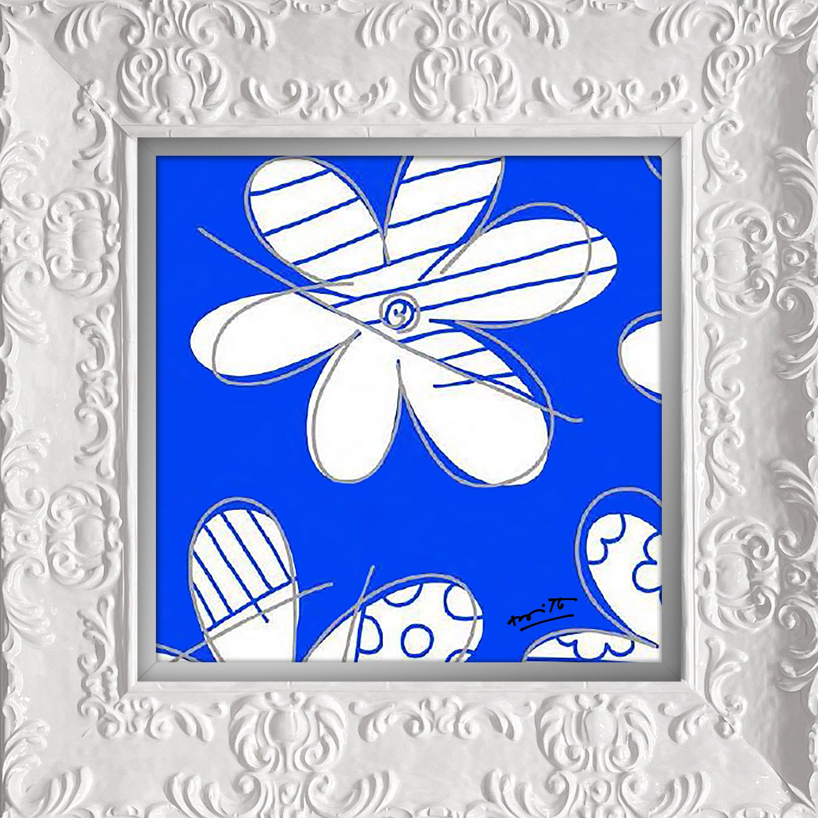 modern pop art winter limited edition print  vibrant home decor