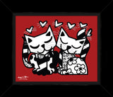 CATS ROMANCE - Limited Edition Print