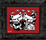 CATS ROMANCE - Limited Edition Print