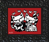 CATS ROMANCE - Limited Edition Print