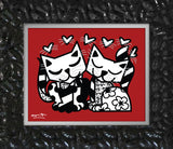 CATS ROMANCE - Limited Edition Print