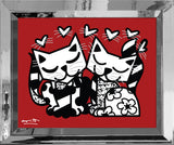 CATS ROMANCE - Limited Edition Print
