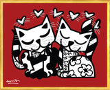 CATS ROMANCE - Limited Edition Print