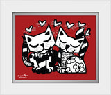 CATS ROMANCE - Limited Edition Print