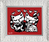 CATS ROMANCE - Limited Edition Print
