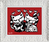 CATS ROMANCE - Limited Edition Print