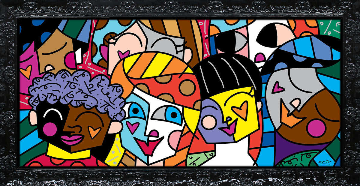 all nations limited edition print  artistic colorful design collectible