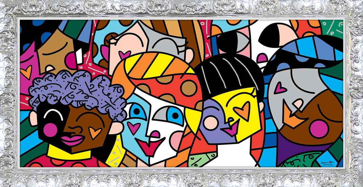modern pop art all nations limited edition print  vibrant home decor