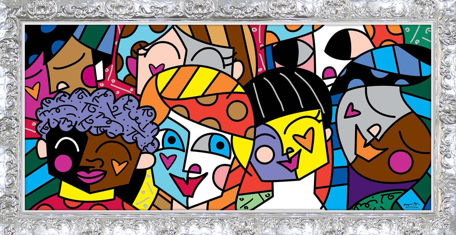 modern pop art all nations limited edition print  vibrant home decor