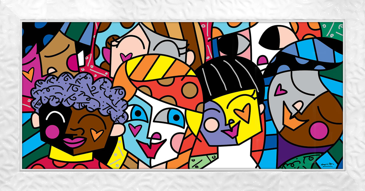 all nations limited edition print  artistic colorful design collectible