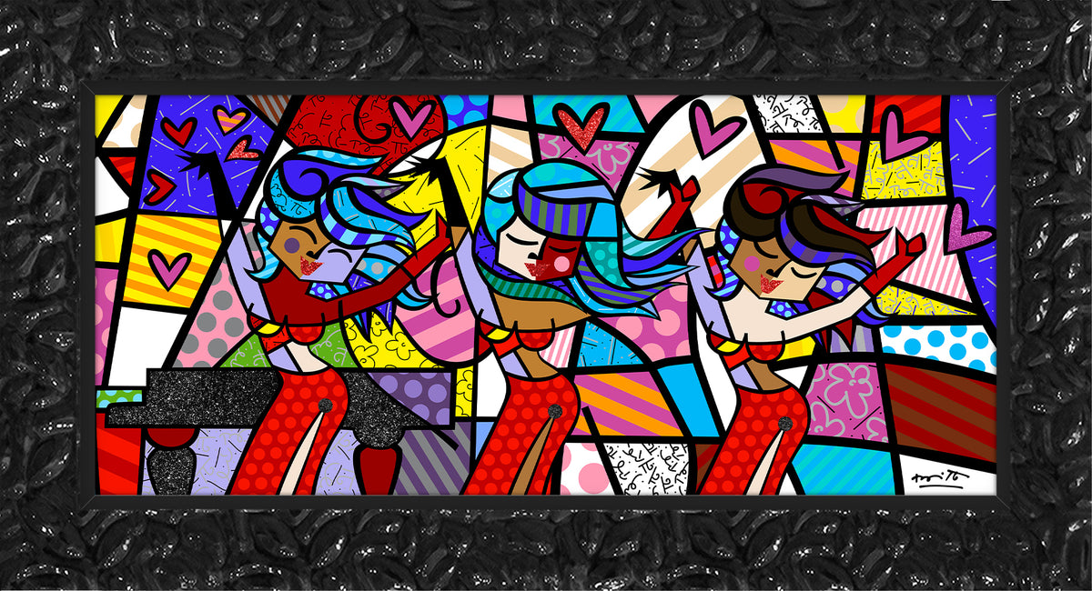 on the dance floor limited  artistic colorful design collectible