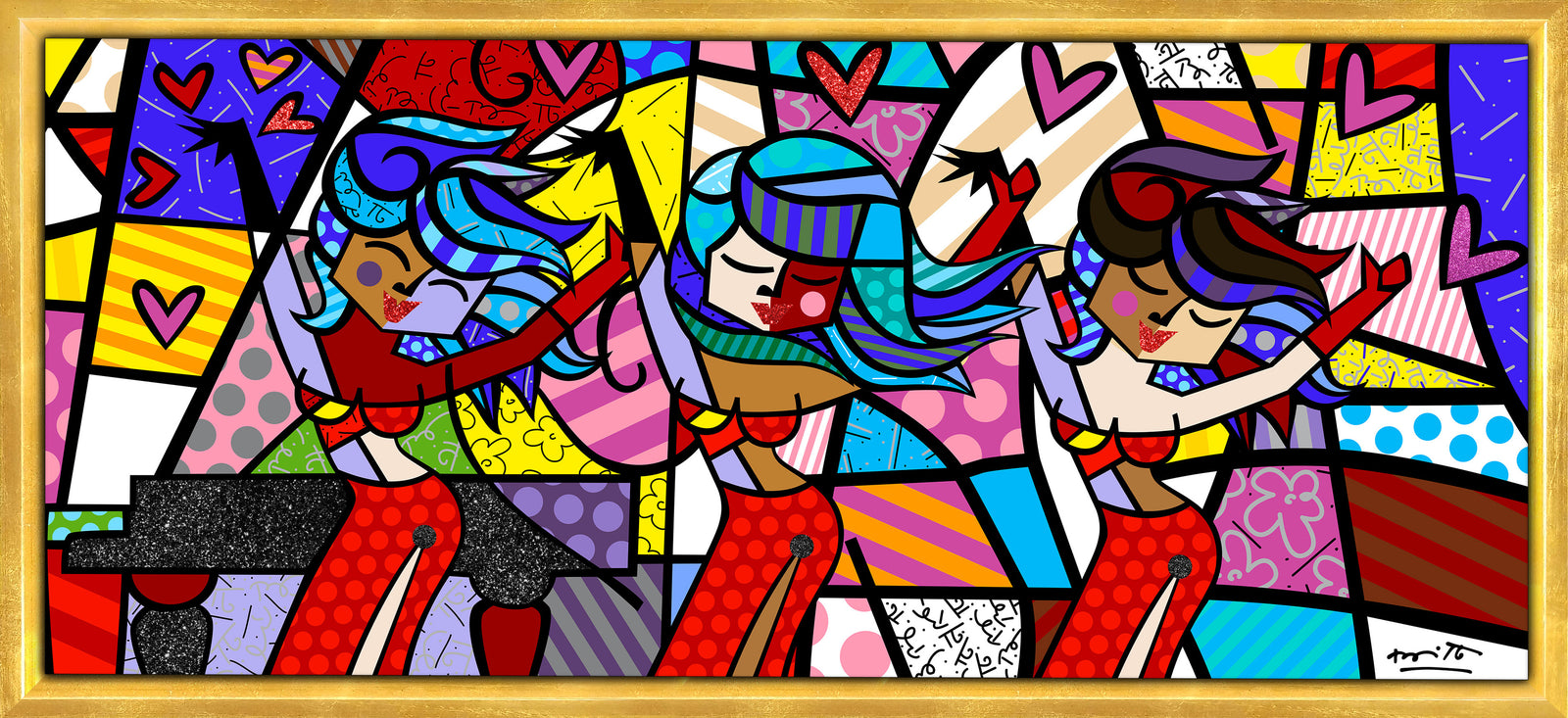 on the dance floor limited  colorful decorative collectible gift idea