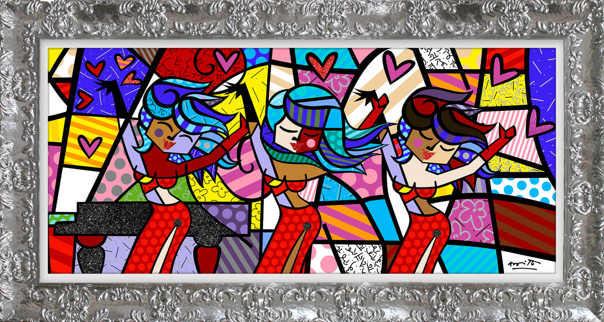 on the dance floor limited  artistic colorful design collectible
