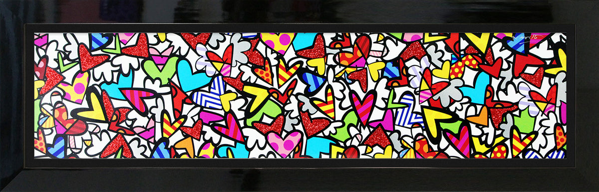 Romero Britto alive limited edition print  colorful pop art design