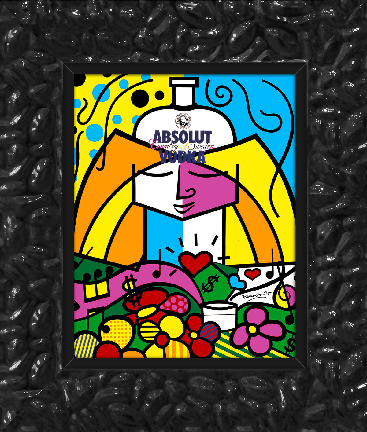 modern pop art absolut ii open edition print  vibrant home decor