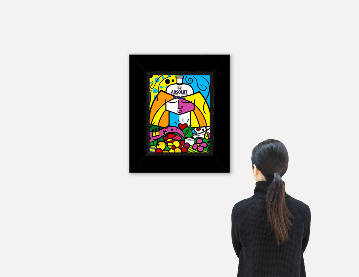 absolut ii open edition print  colorful decorative collectible gift idea