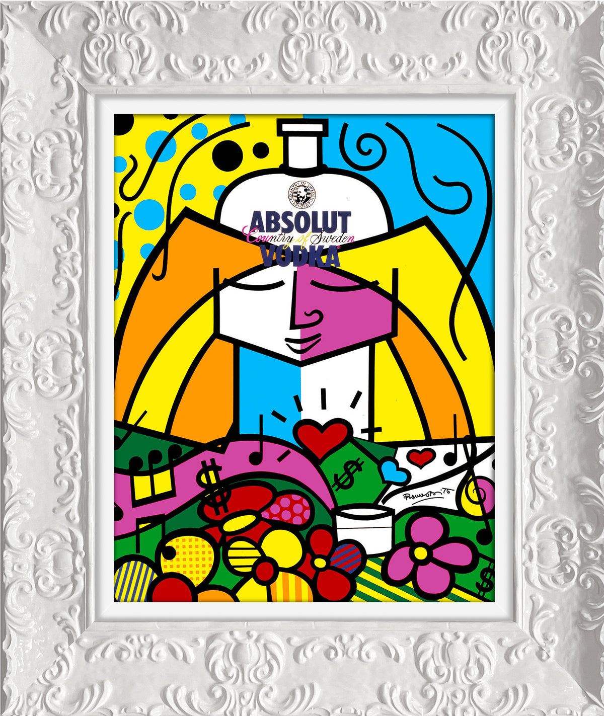 modern pop art absolut ii open edition print  vibrant home decor