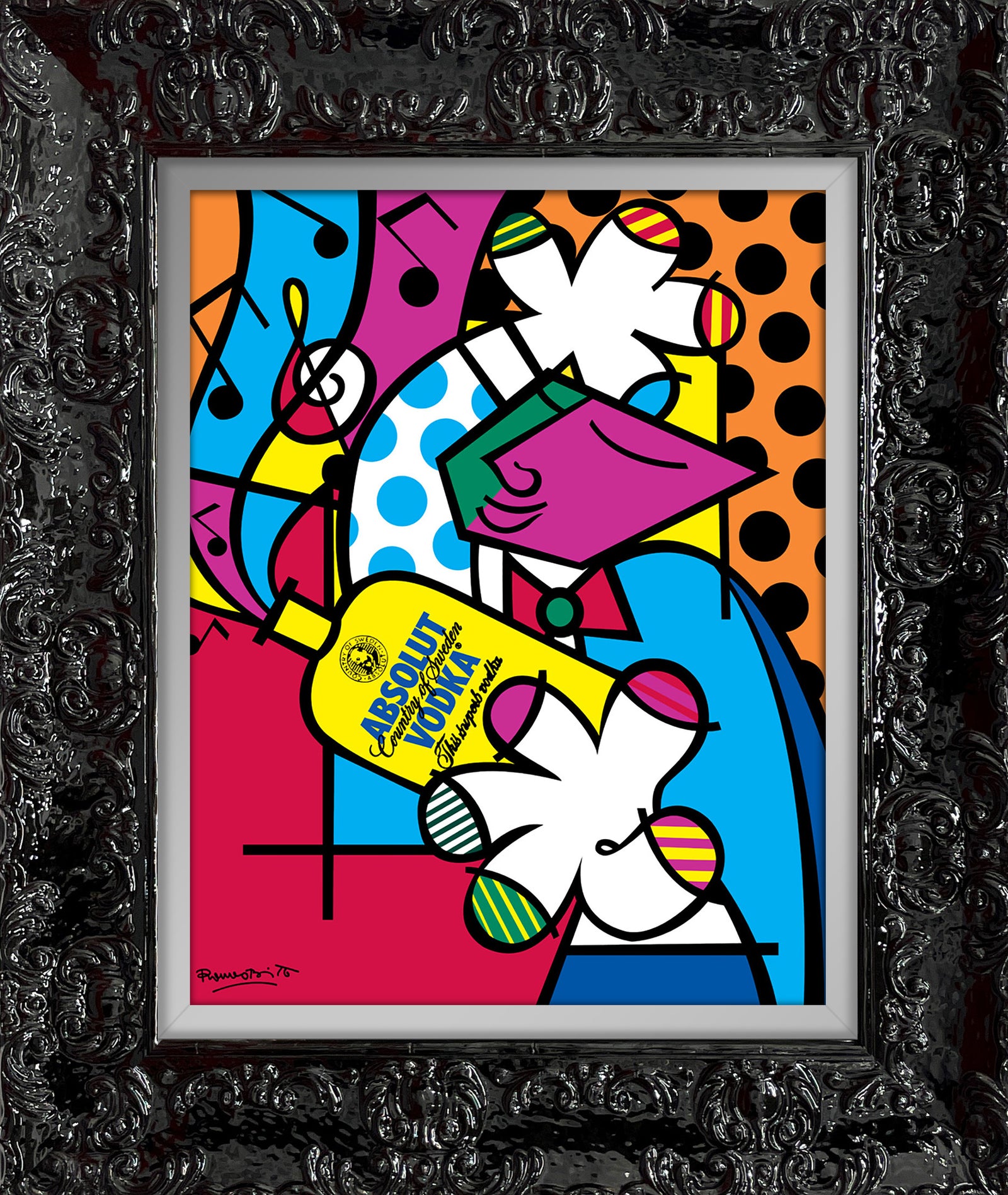 modern pop art absolut iii open edition print  vibrant home decor