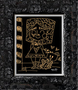 GIRL WITH PET - Limited Edition Print