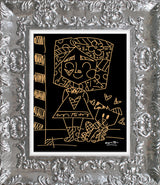 GIRL WITH PET - Limited Edition Print