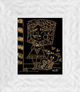 GIRL WITH PET - Limited Edition Print