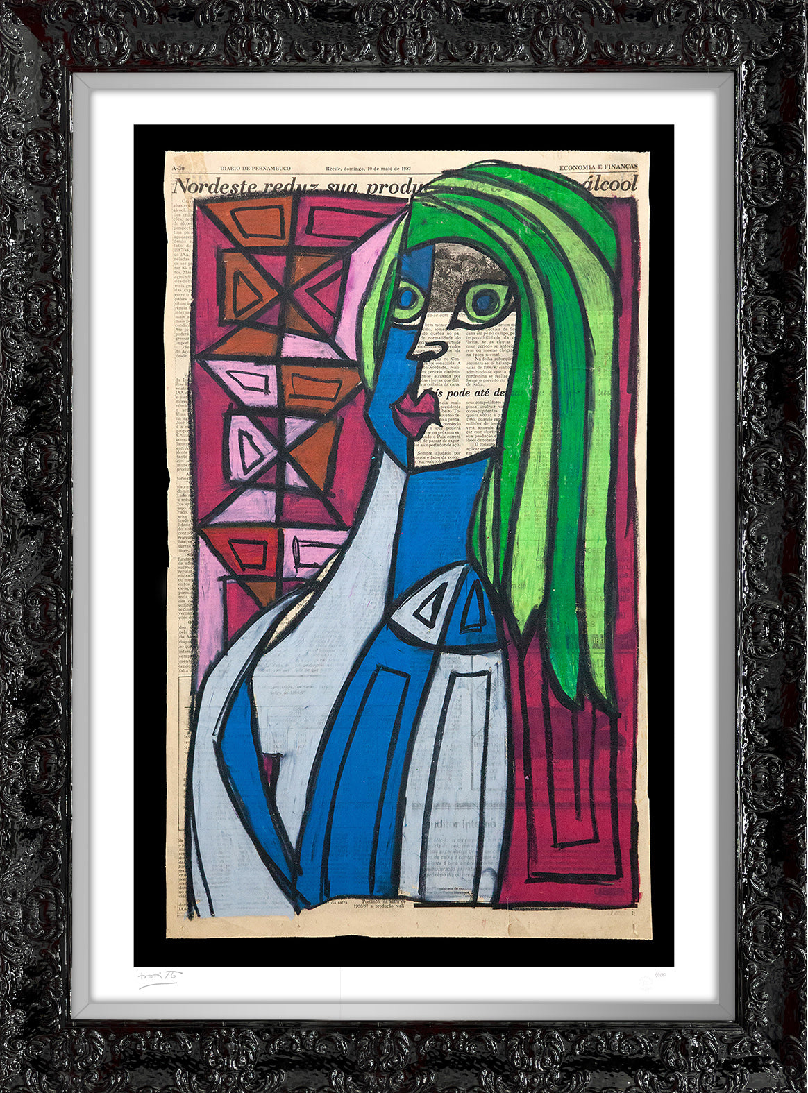 pernambucana limited edition print  artistic colorful design collectible