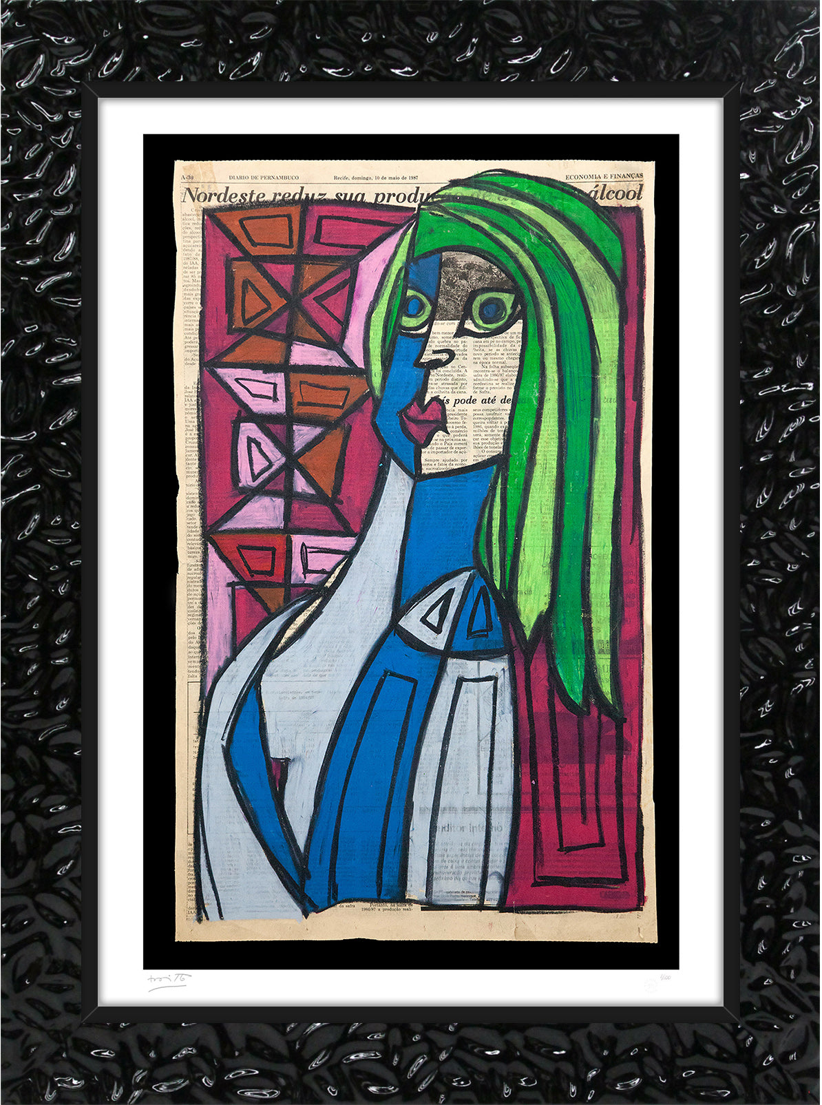 pernambucana limited edition print  artistic colorful design collectible