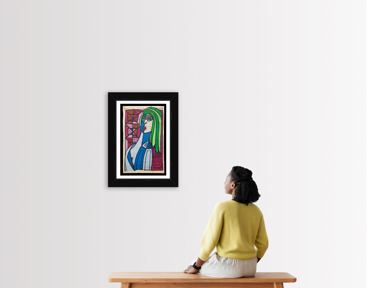 modern pop art pernambucana limited edition print  vibrant home decor