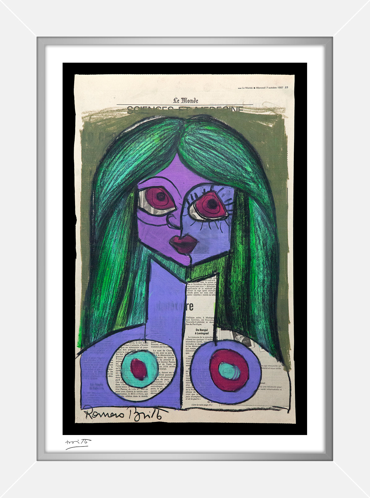 le monde limited edition print  colorful decorative collectible gift idea
