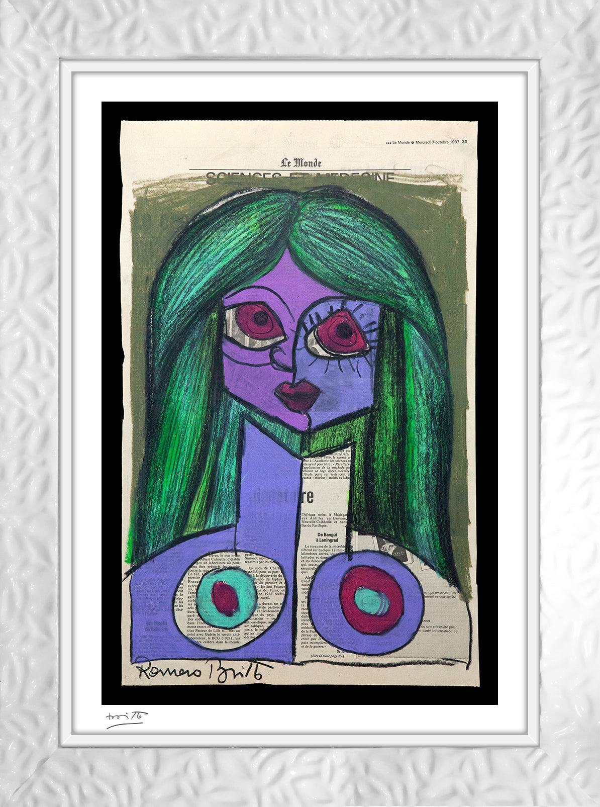 le monde limited edition print  colorful decorative collectible gift idea