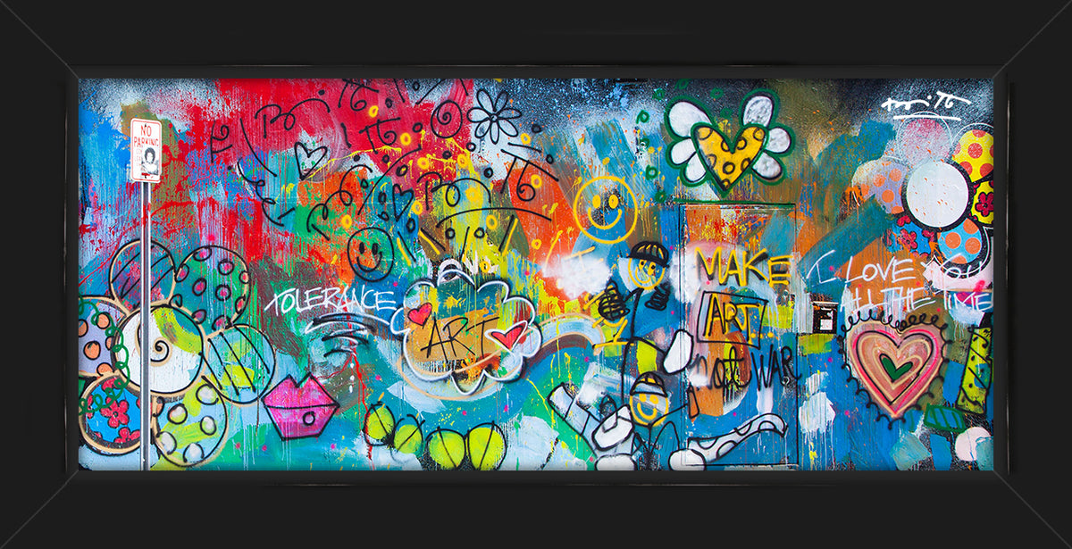 the wall limited edition print  colorful decorative collectible gift idea