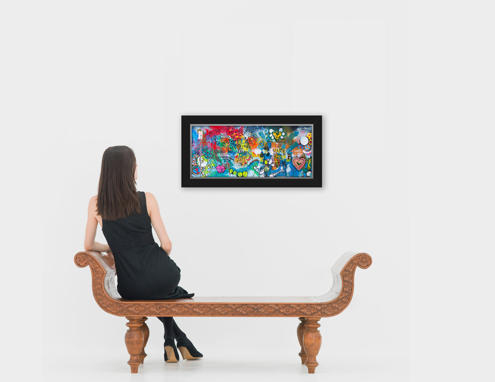 modern pop art the wall limited edition print  vibrant home decor