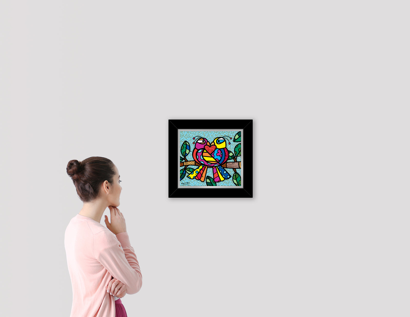 Love Birds (Blue) - Limited Edition Print