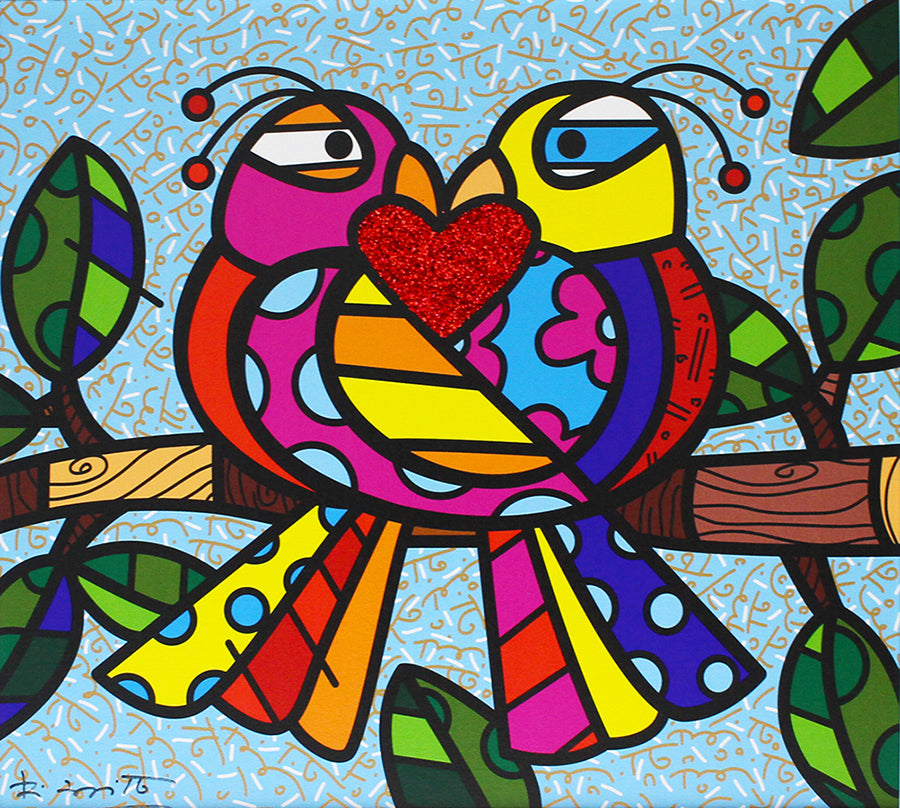 Love Birds (Blue) - Limited Edition Print