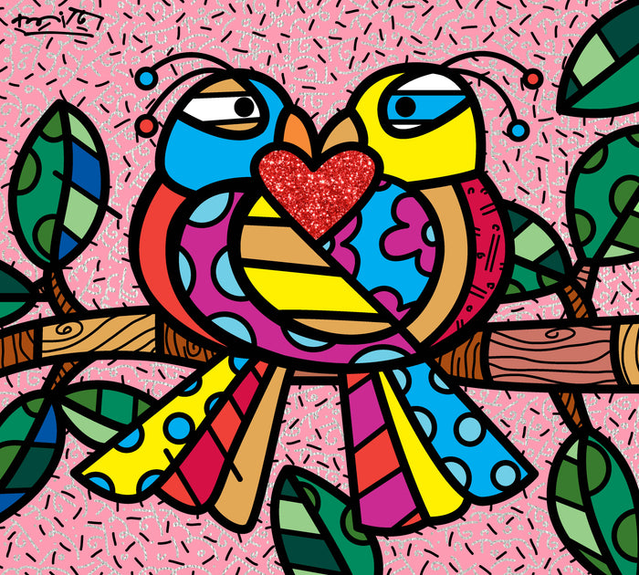 LOVE BIRDS (PINK) - Limited Edition Print