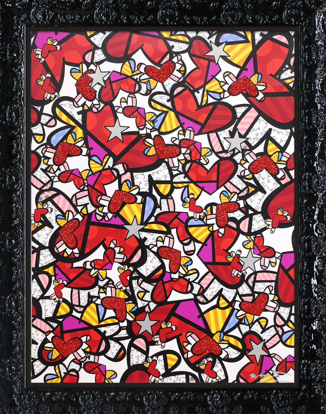 modern pop art true love limited edition print  vibrant home decor