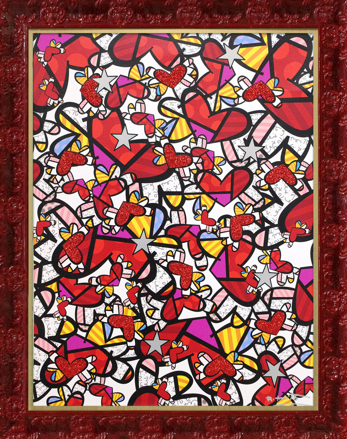 modern pop art true love limited edition print  vibrant home decor