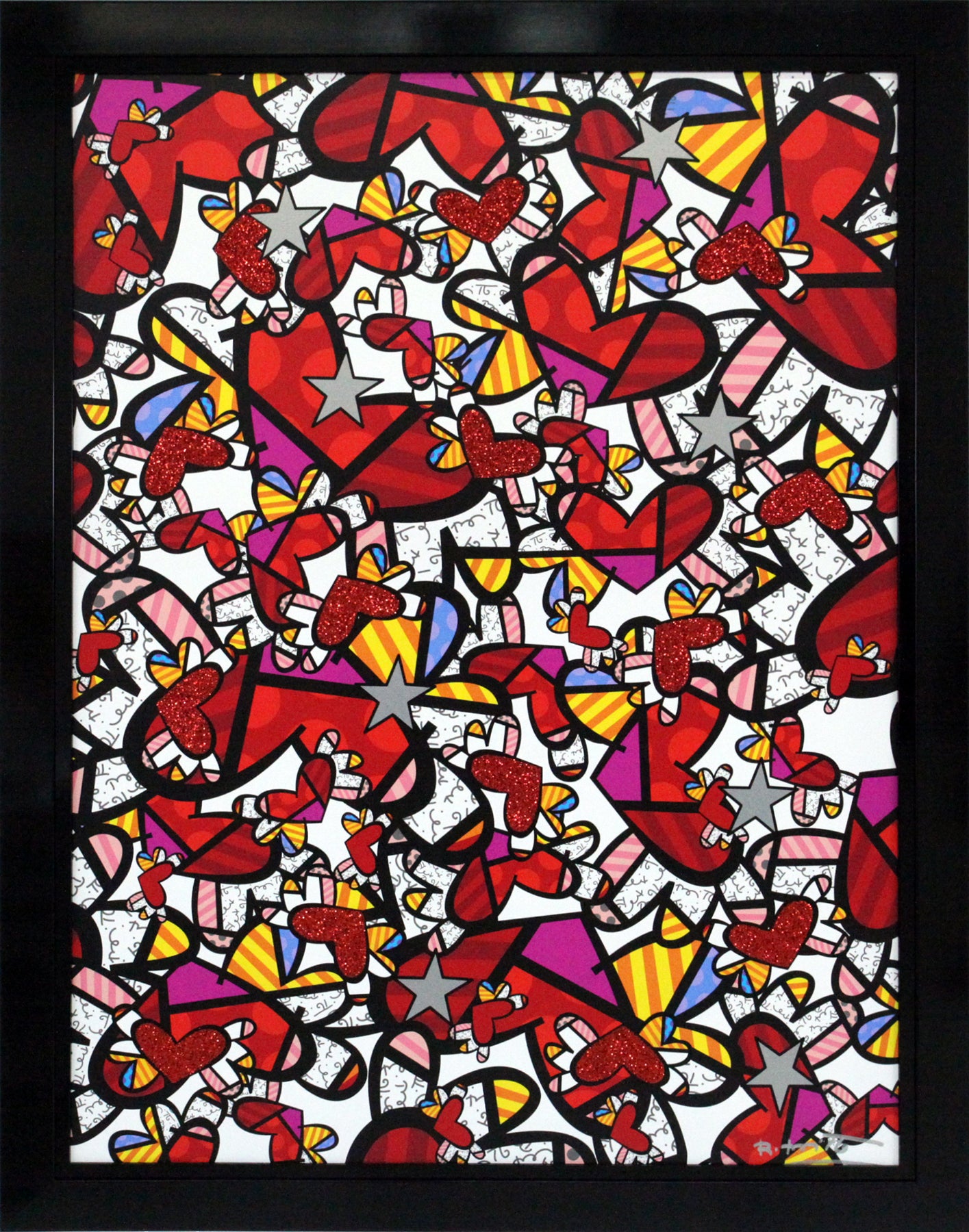 true love limited edition print  artistic colorful design collectible