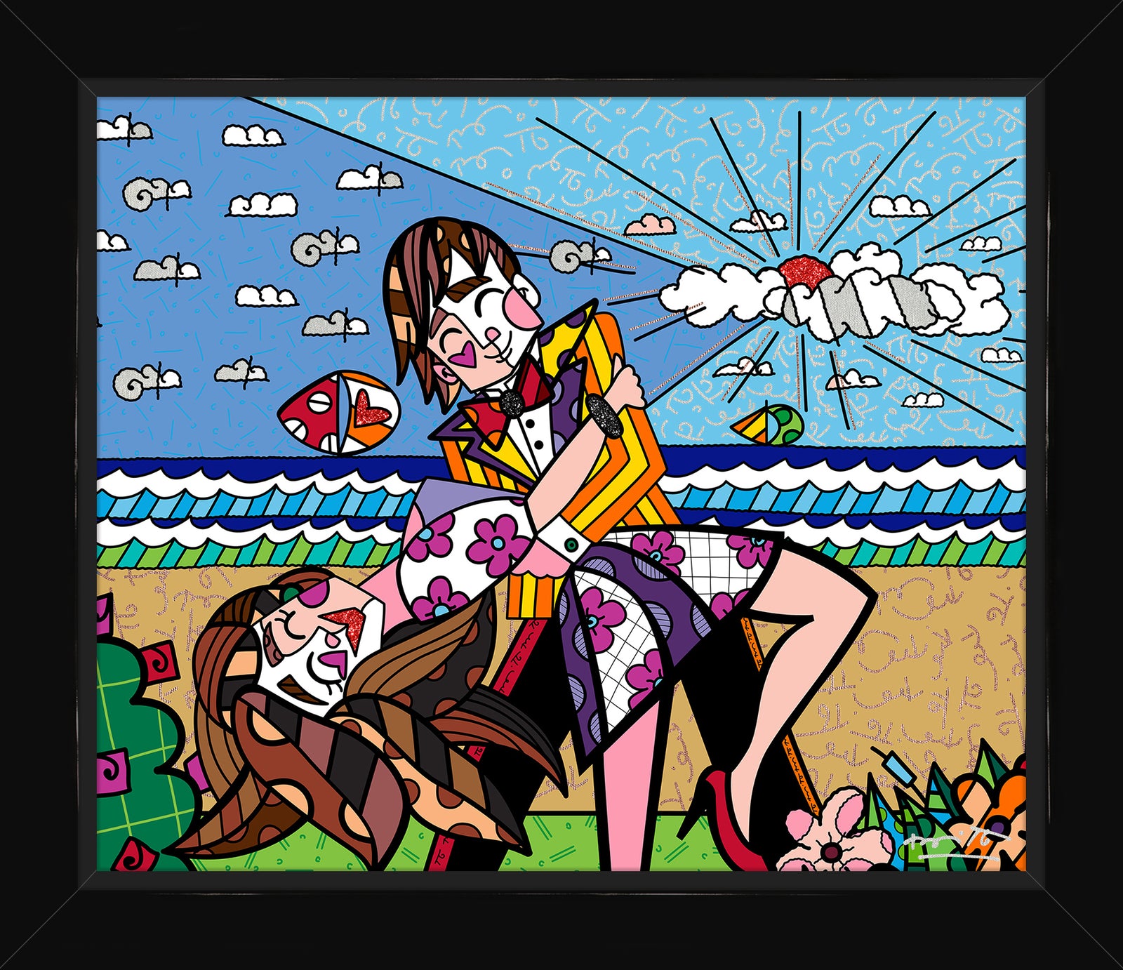 true love limited edition print  artistic colorful design collectible
