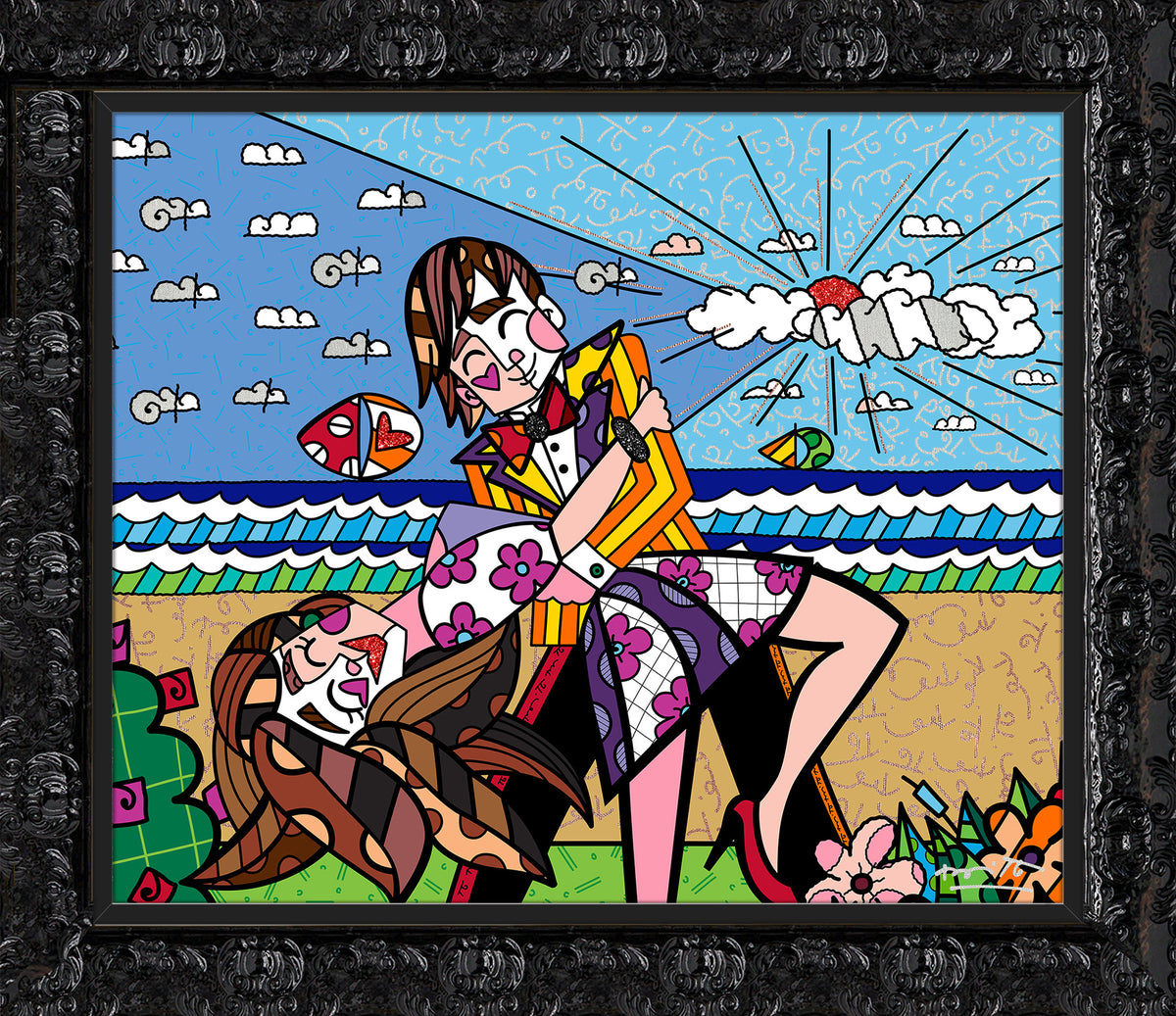 true love limited edition print  artistic colorful design collectible