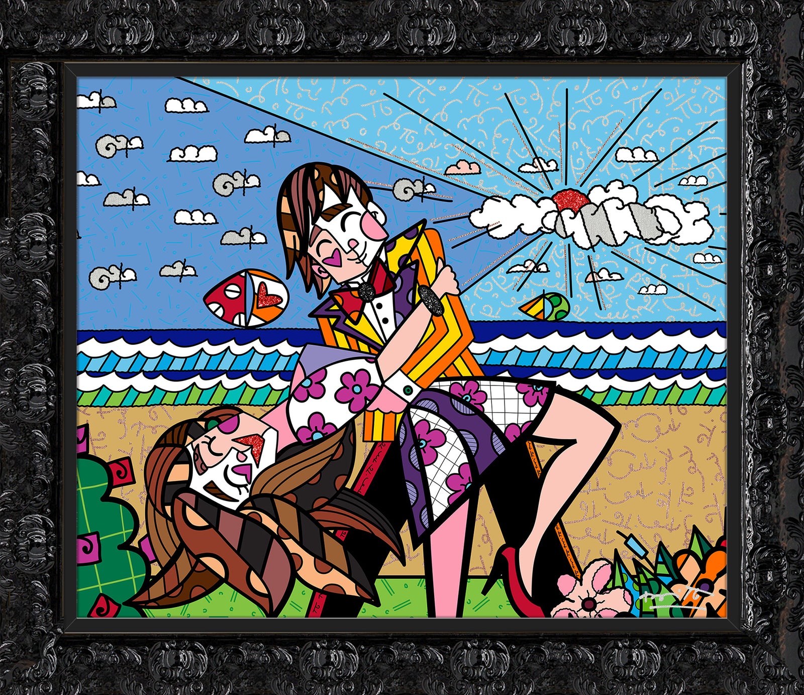 true love limited edition print  artistic colorful design collectible