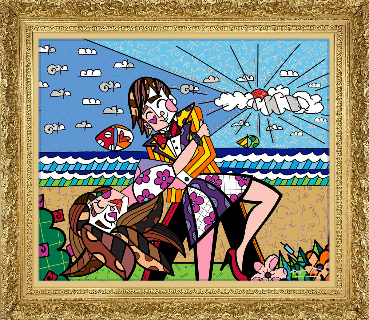 true love limited edition print  artistic colorful design collectible