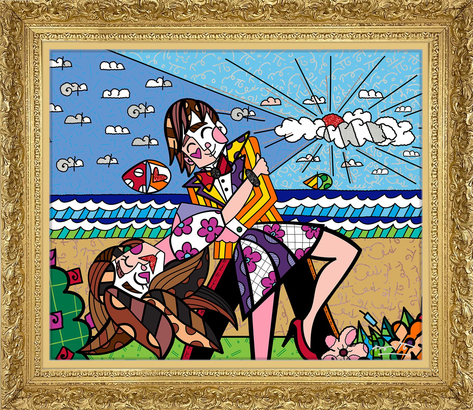true love limited edition print  artistic colorful design collectible